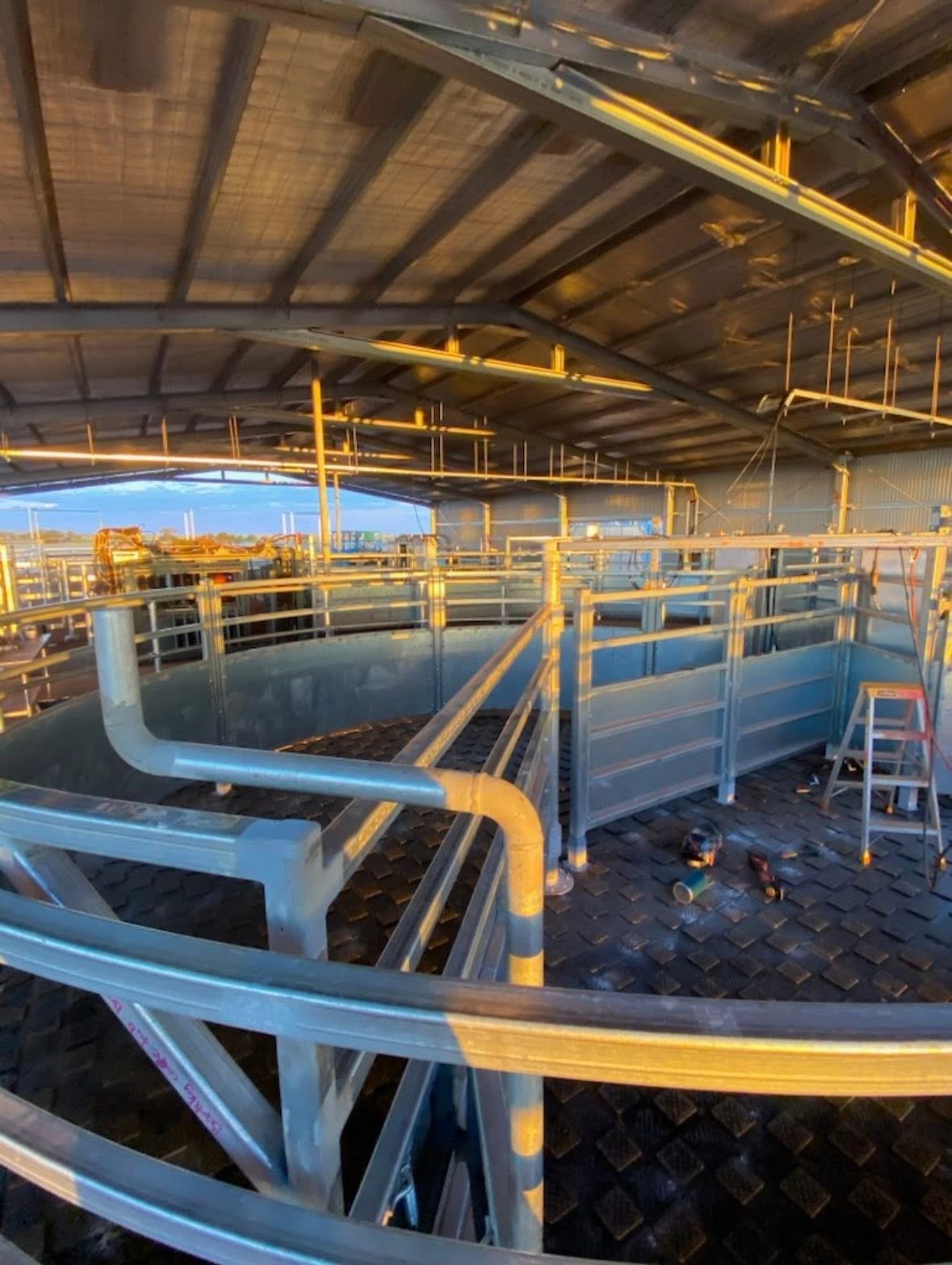 Feedlot interior construction